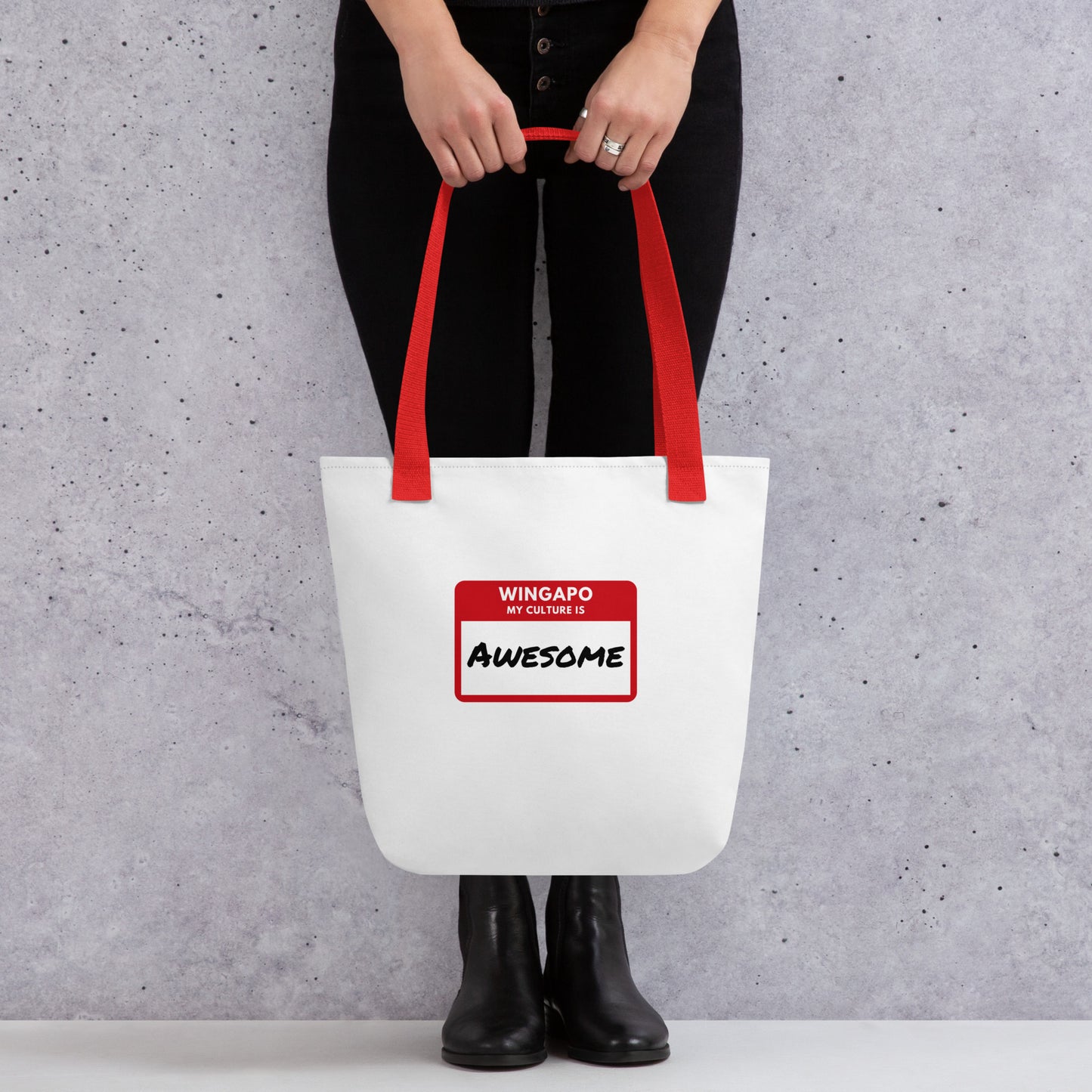 WS My Culture Is Awesome Tote Bag