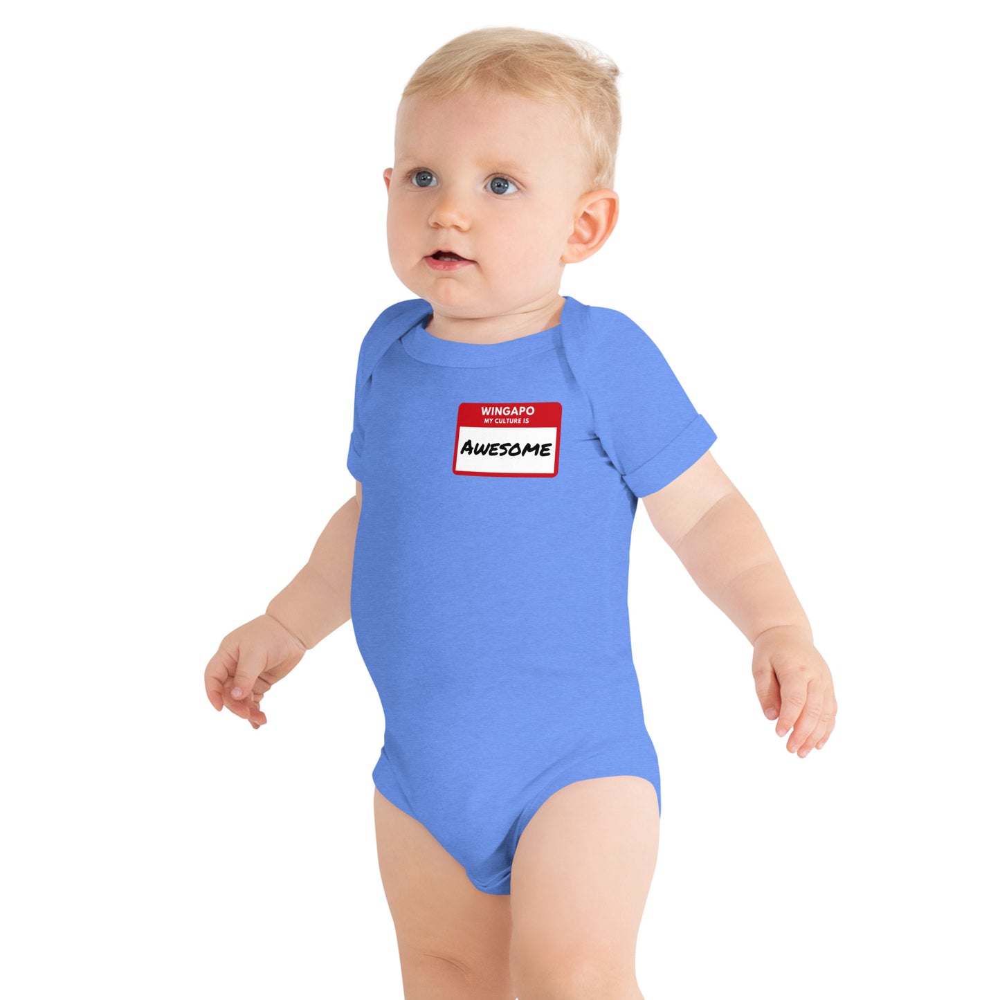 WS My Culture Is Awesome Baby Short Sleeve Onesie