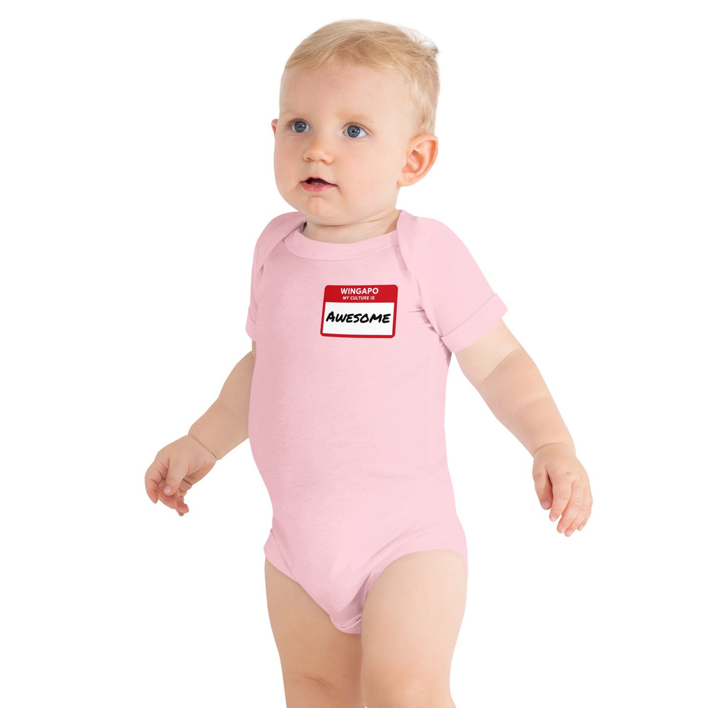 WS My Culture Is Awesome Baby Short Sleeve Onesie