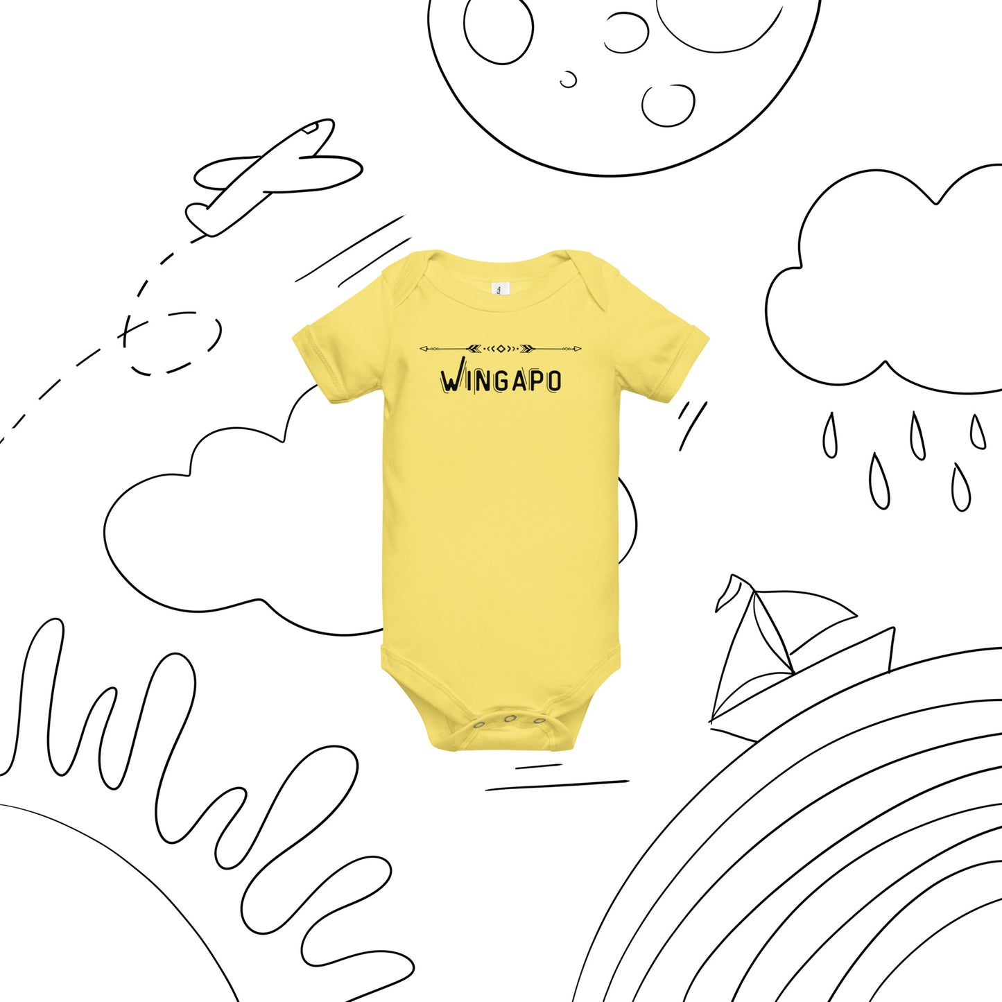 WS Wingapo Arrows Baby Onesie