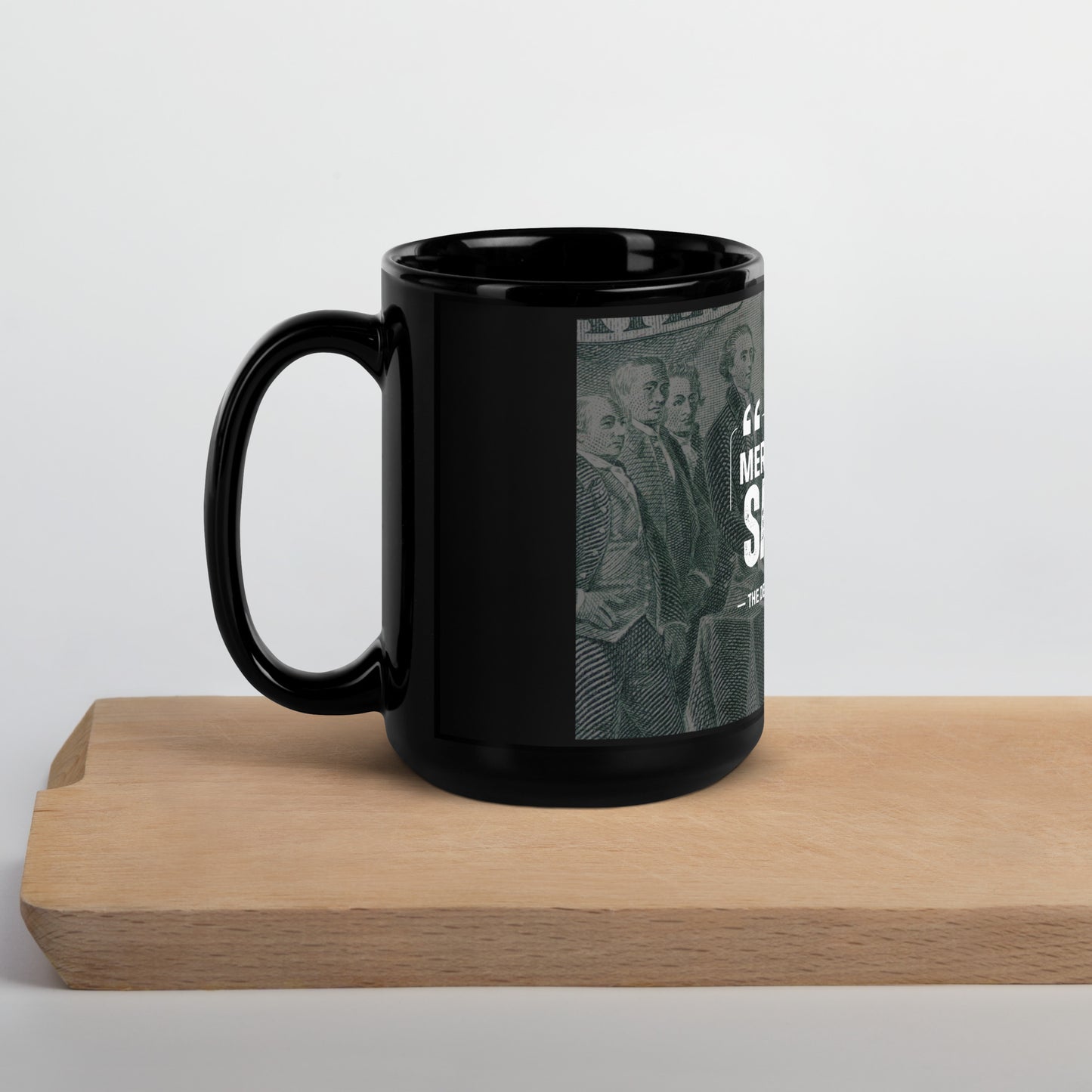 WS Merciless Black Glossy Mug