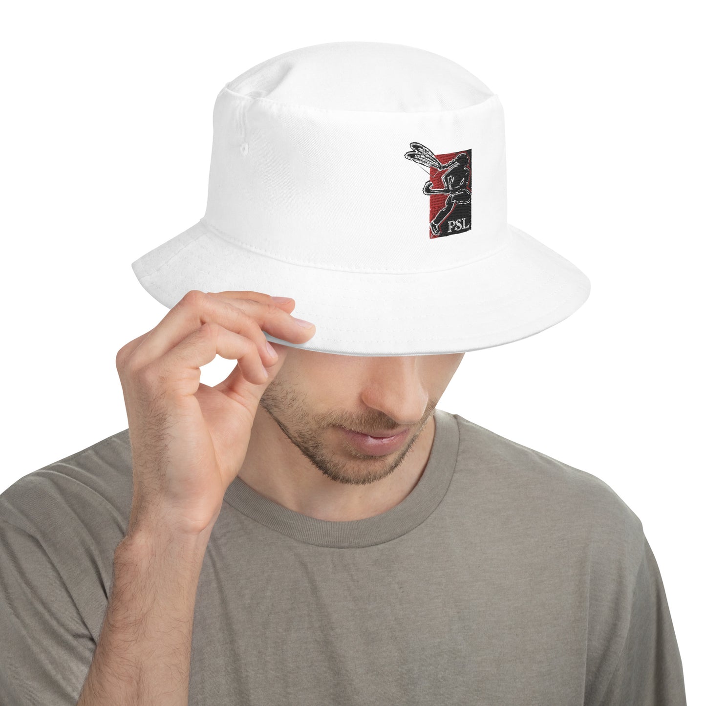 PSL Logo Embroidered Unisex Bucket Hat