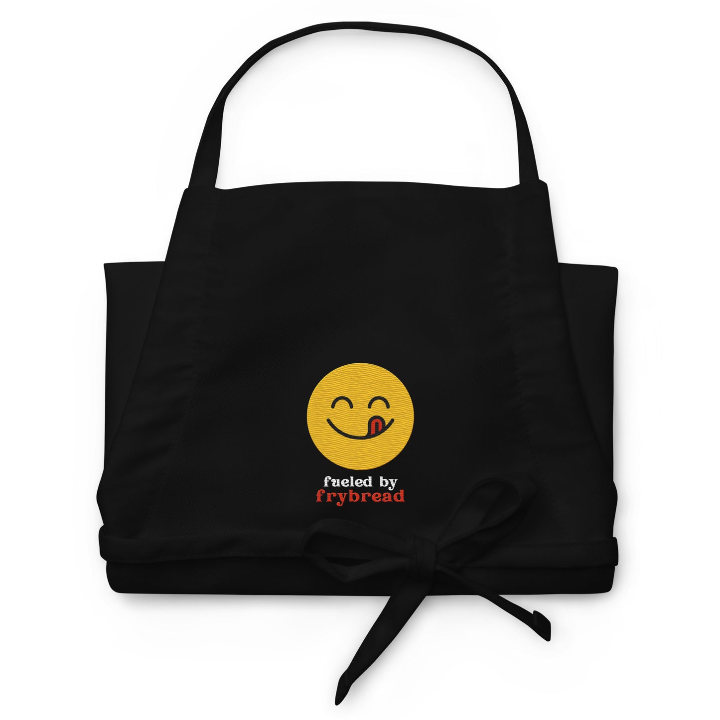 WS Fueled By Frybread Embroidered Apron (Black)