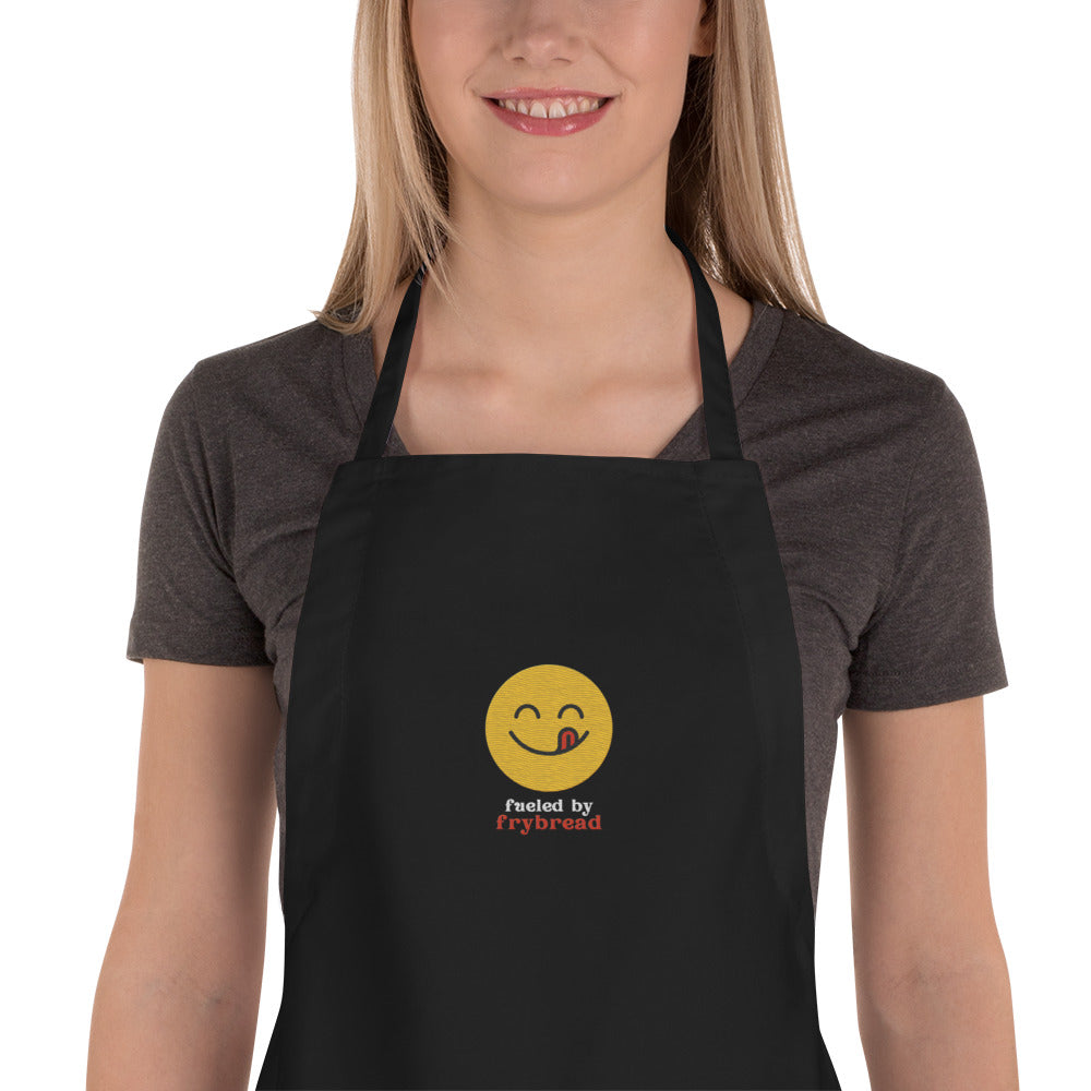 WS Fueled By Frybread Embroidered Apron (Black)