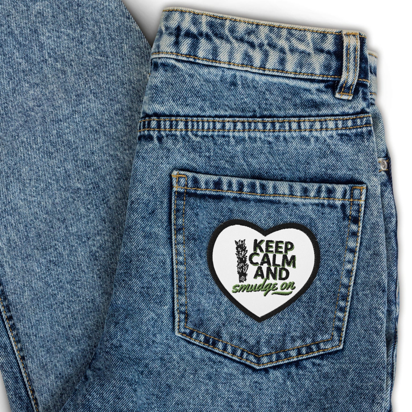WS Keep Calm Embroidered Patch