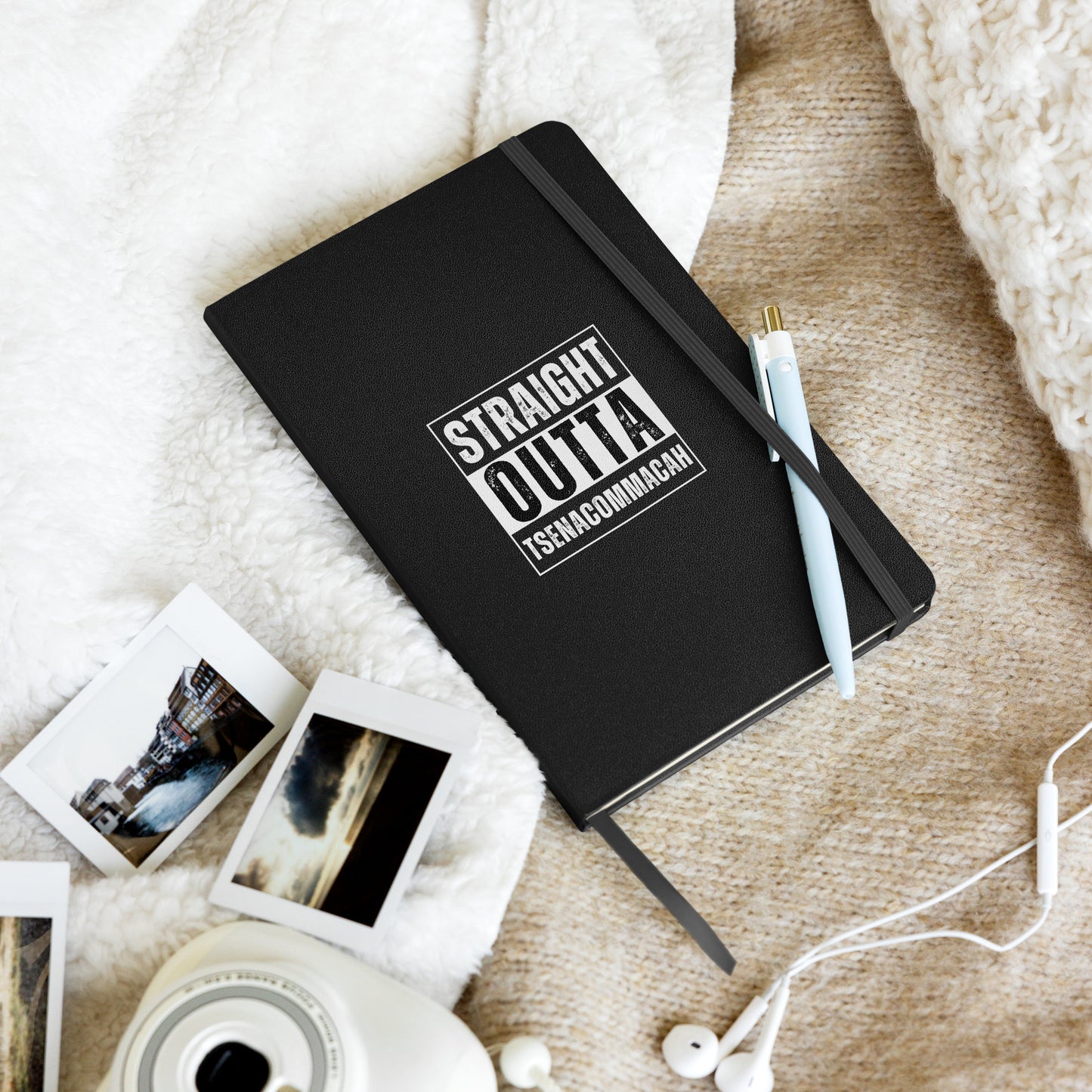 WS Straight Outta Tsenacommacah Hardcover Notebook
