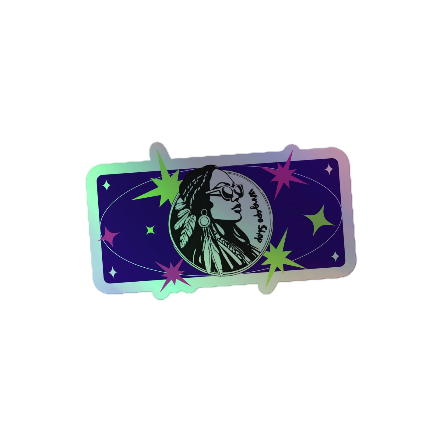WS Brand 4" Cosmic Sticker