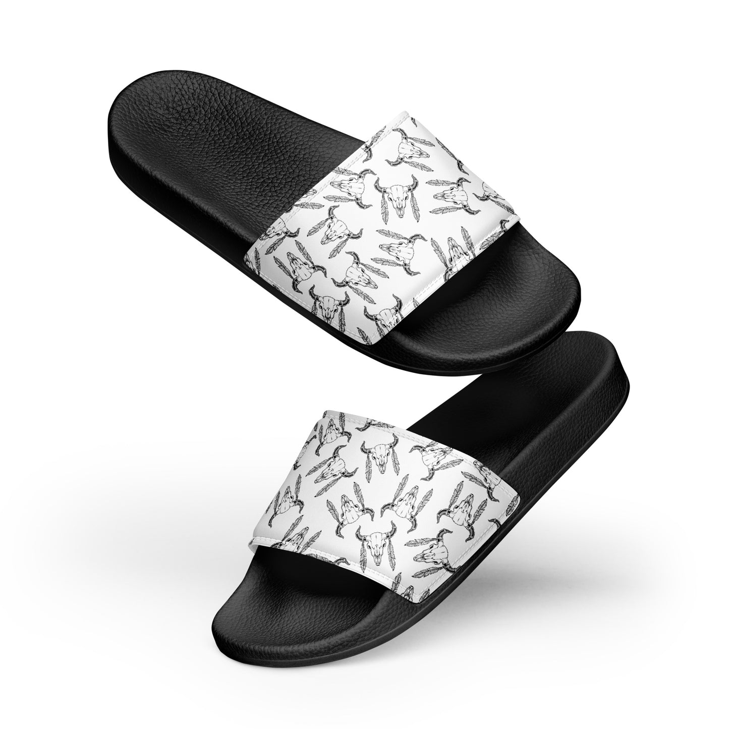 WS Men’s Slides (Skull & Feathers)