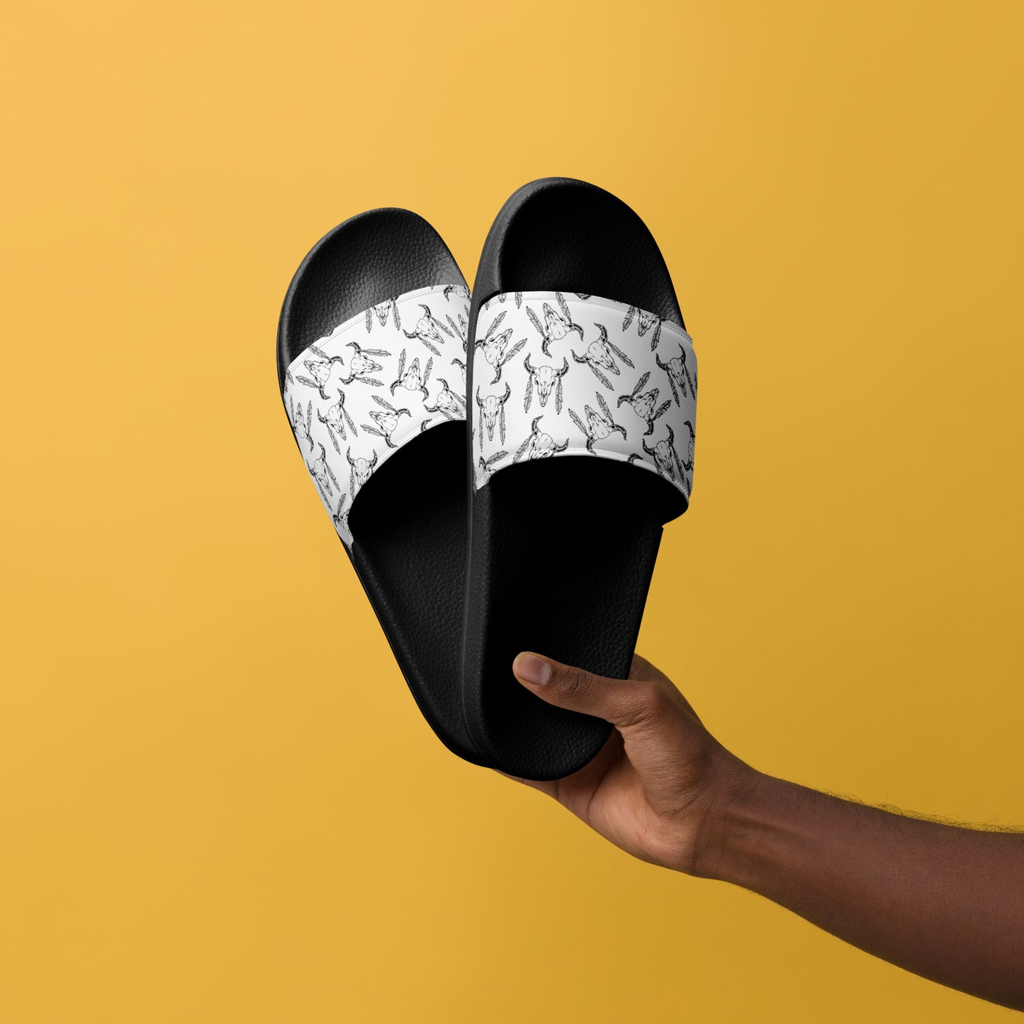 WS Men’s Slides (Skull & Feathers)