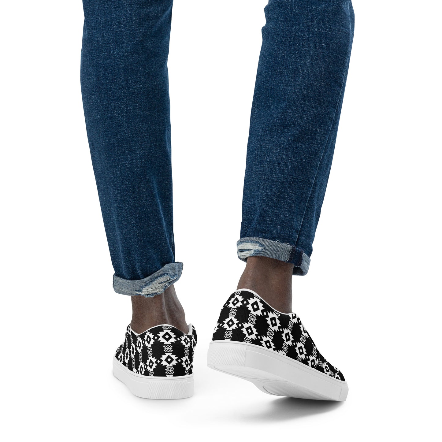 WS Men’s Slip-On Canvas Shoes (Dark Southwest)