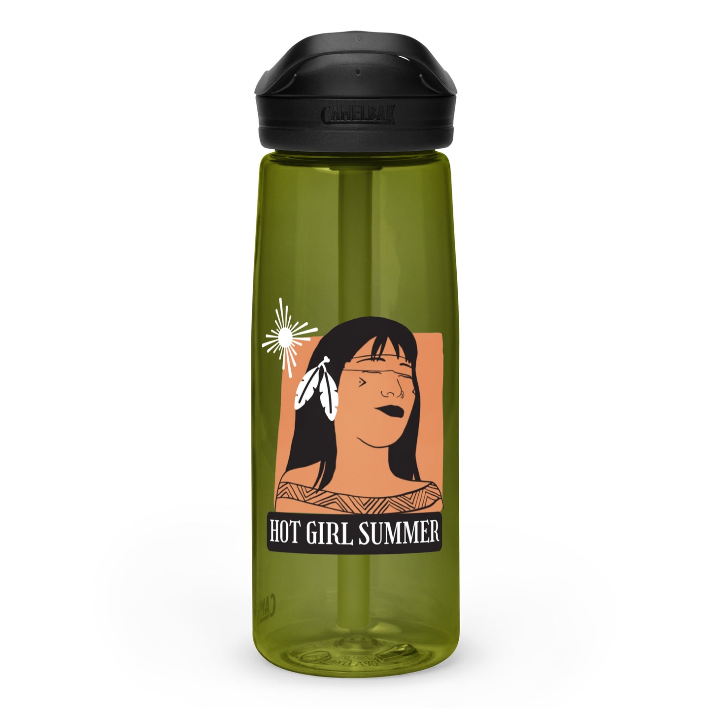 WS Hot Girl Sports Water Bottle