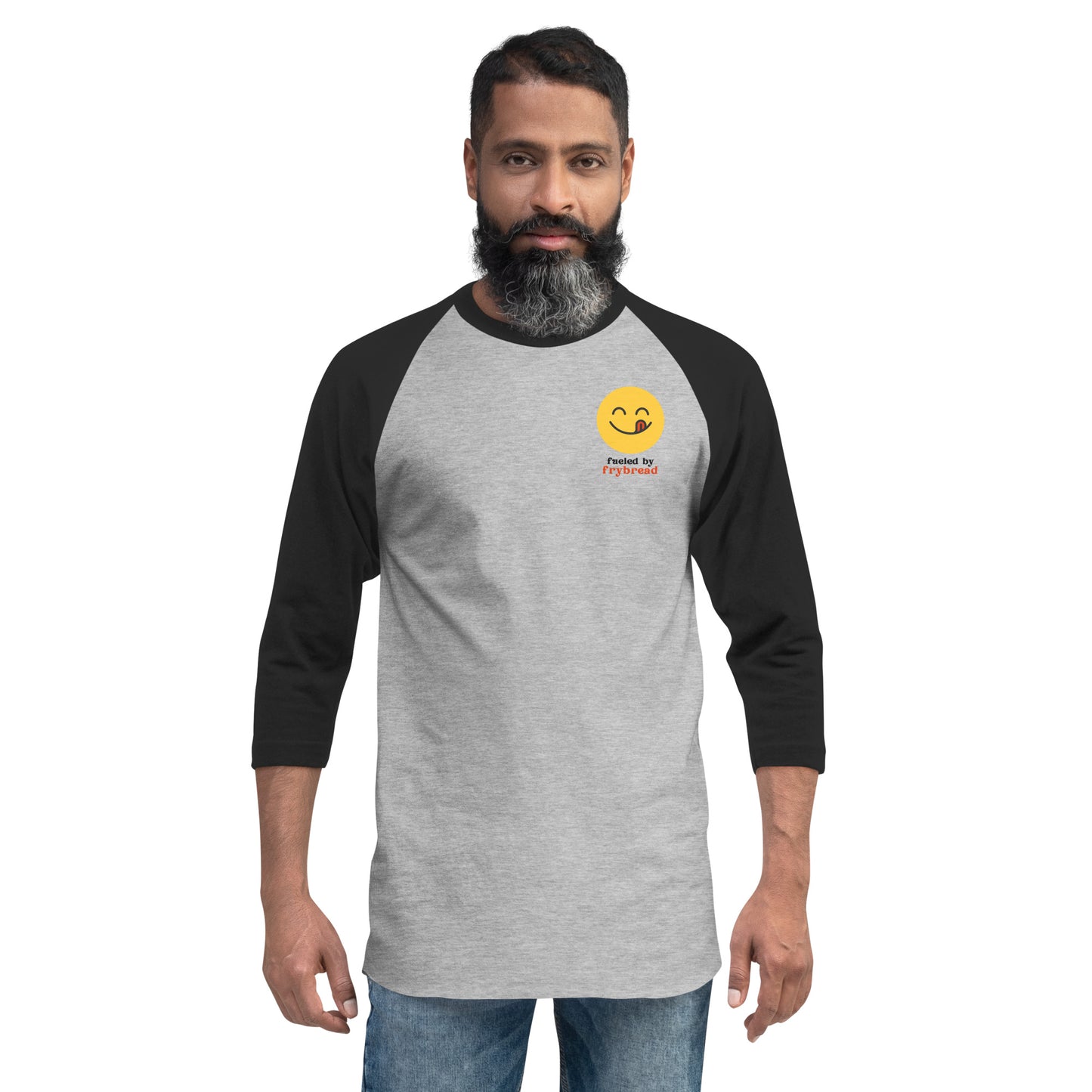 WS Fueled By Frybread Unisex 3/4 Sleeve Raglan Tee