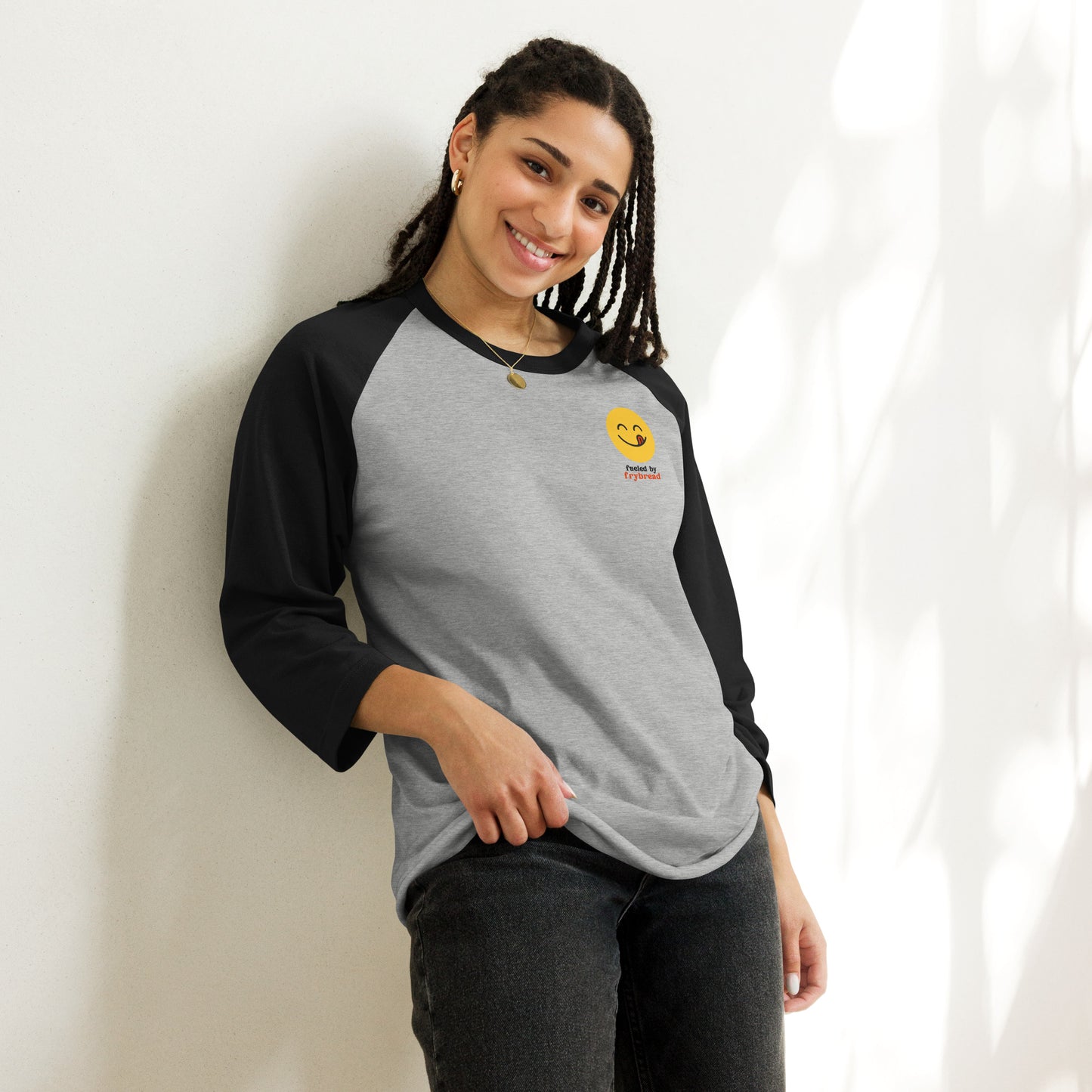 WS Fueled By Frybread Unisex 3/4 Sleeve Raglan Tee