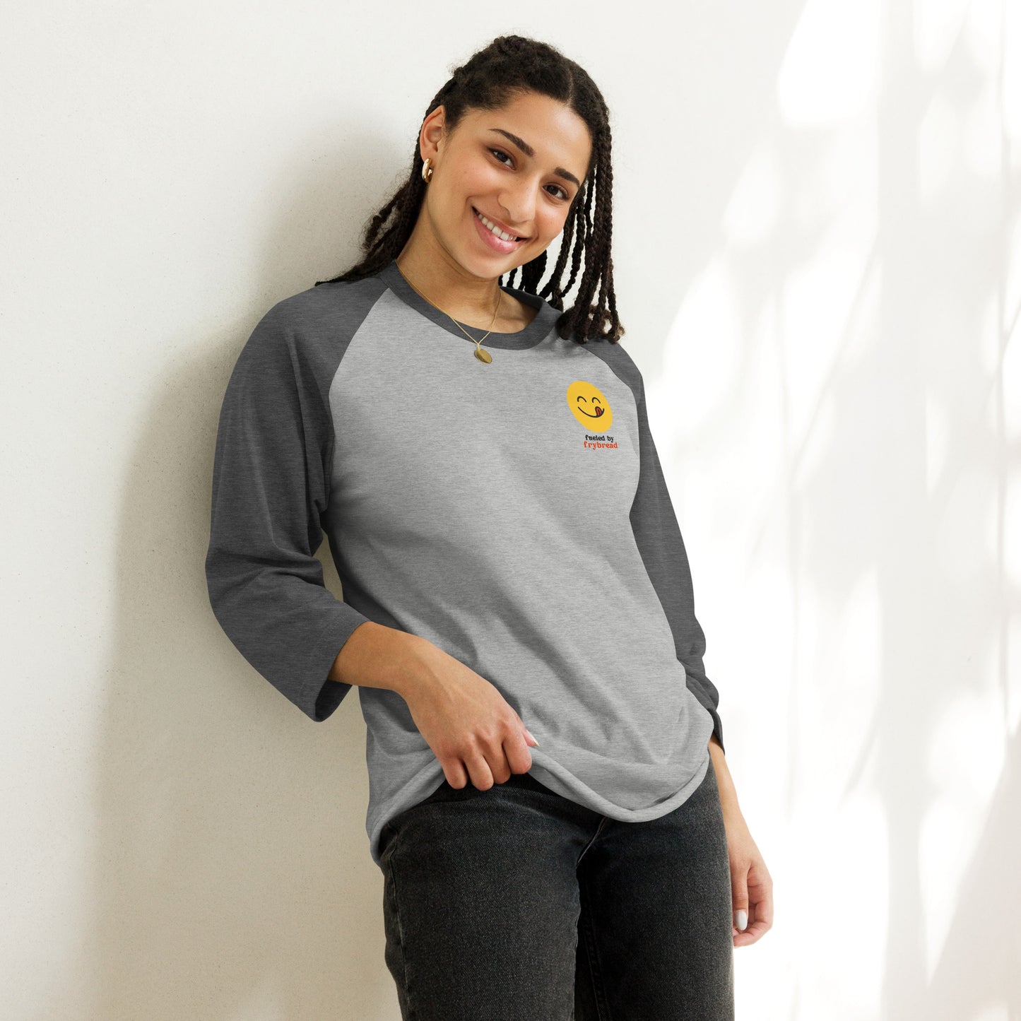 WS Fueled By Frybread Unisex 3/4 Sleeve Raglan Tee