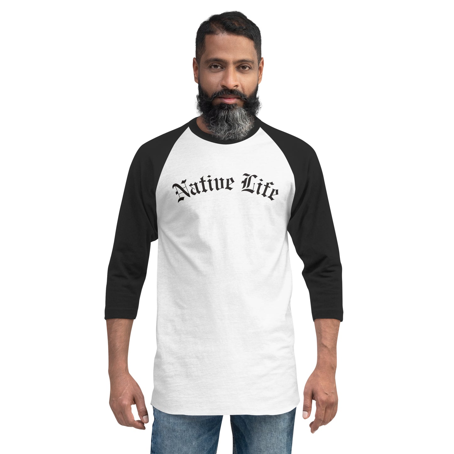 WS Native Life Unisex 3/4 Sleeve Raglan Tee