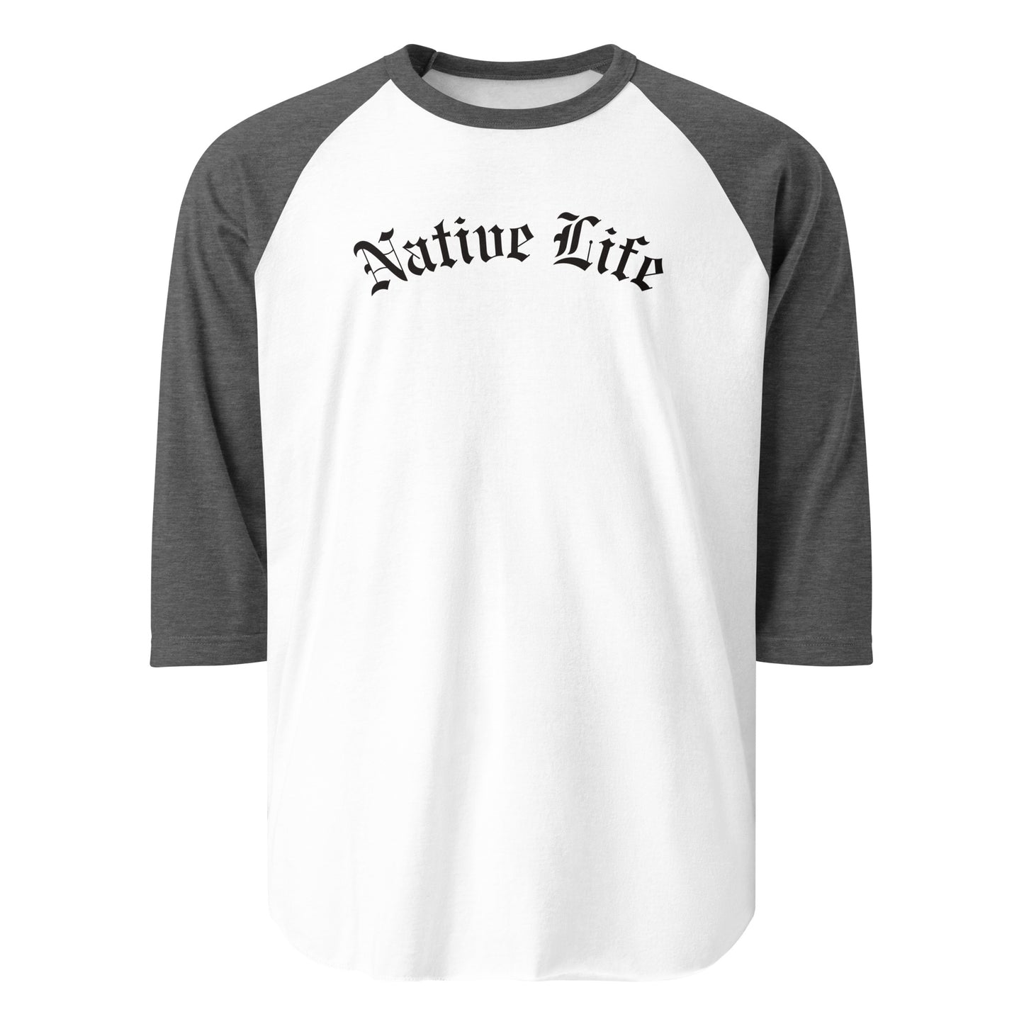 WS Native Life Unisex 3/4 Sleeve Raglan Tee