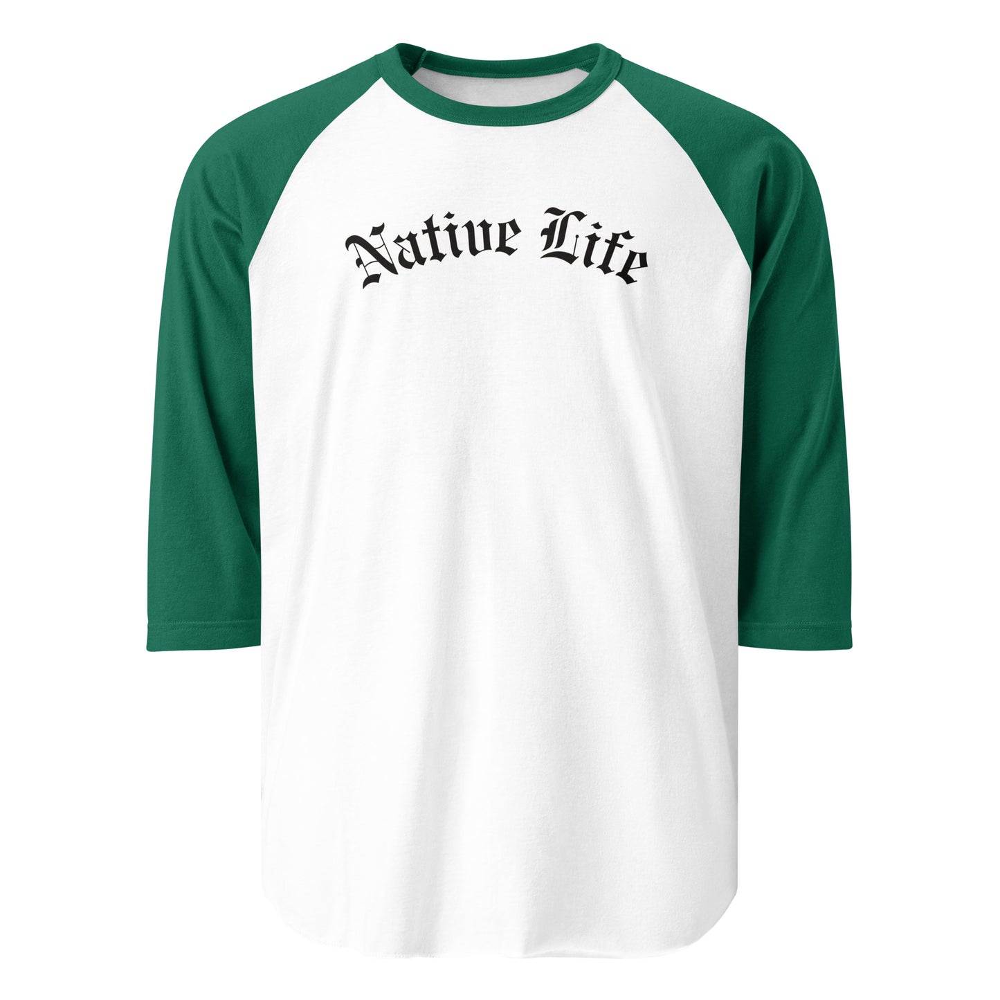 WS Native Life Unisex 3/4 Sleeve Raglan Tee