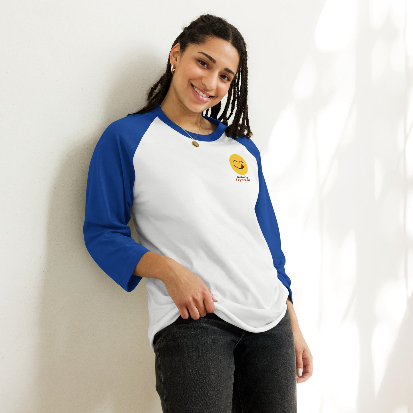 WS Fueled By Frybread Unisex 3/4 Sleeve Raglan Tee