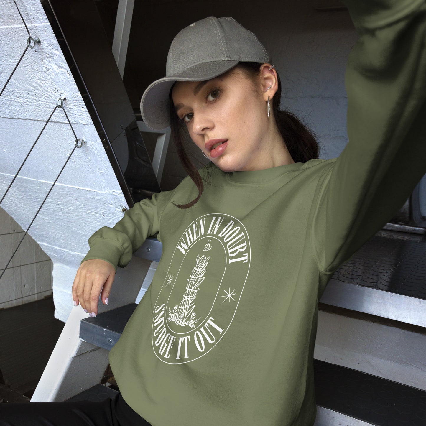 WS Smudge It Out Unisex Sweatshirt (Dark)