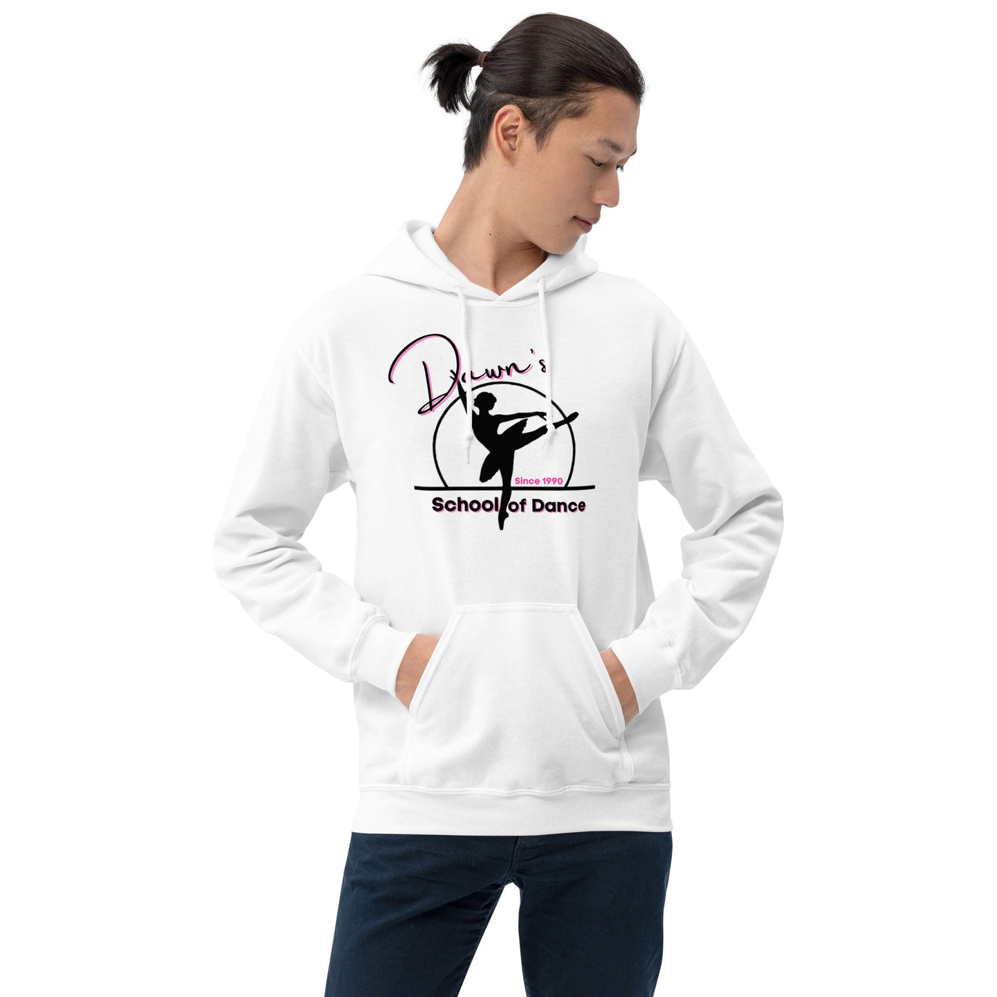 DSOD Logo- Pink Outline Unisex Hoodie