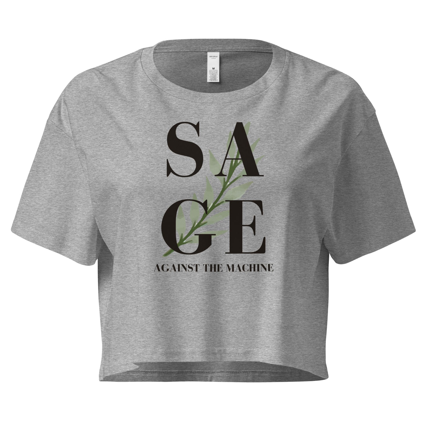 WS Sage Against Women’s Crop Top