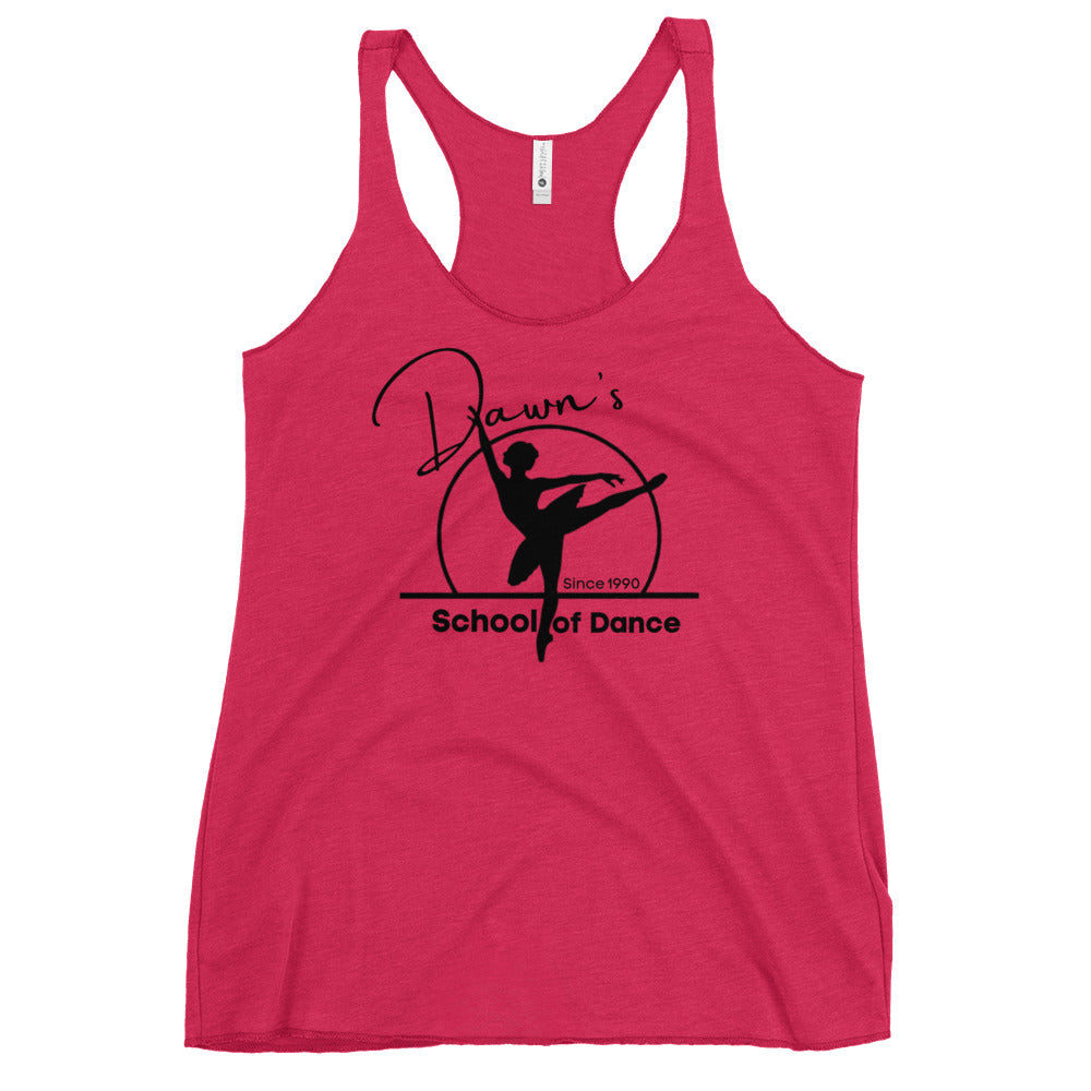 DSOD Logo- Black Women's Racerback Tank