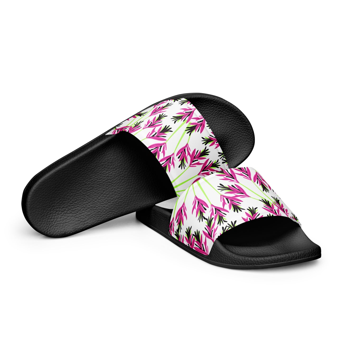 WS Women's Slides (Pink Floral)