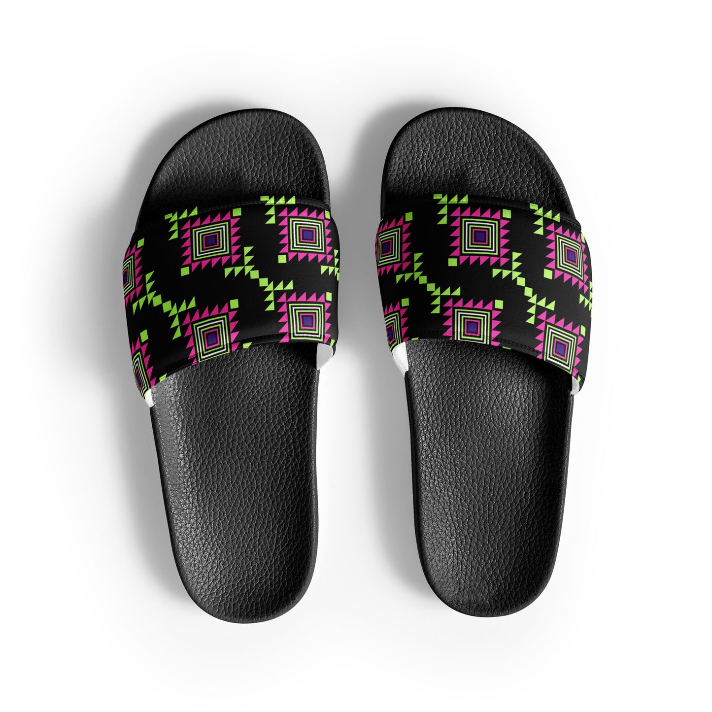 WS Women's Slides (Black Tribal)