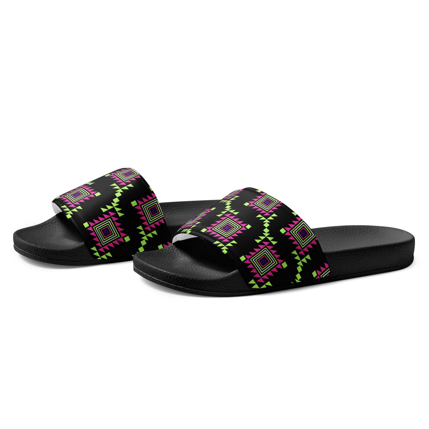WS Women's Slides (Black Tribal)