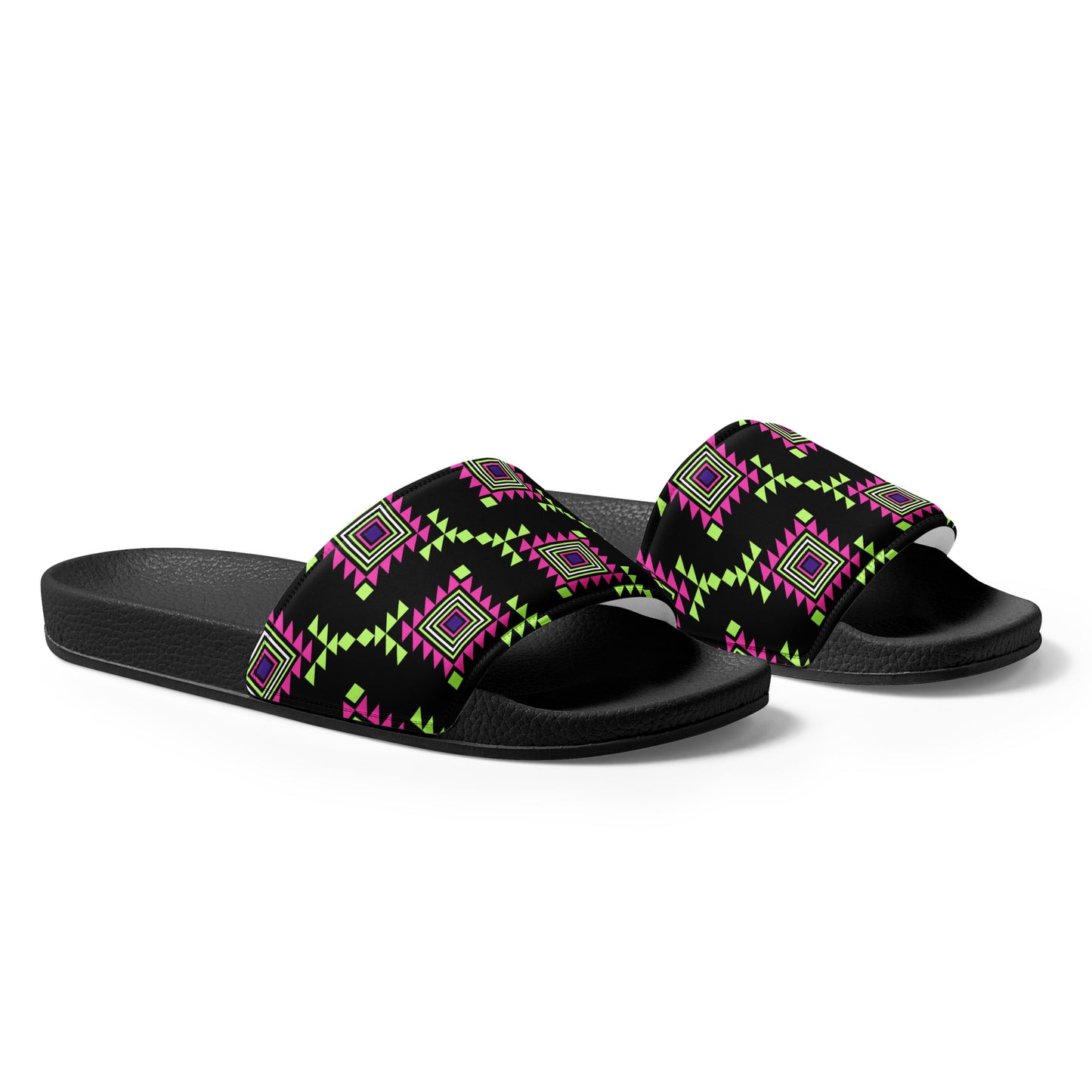 WS Women's Slides (Black Tribal)