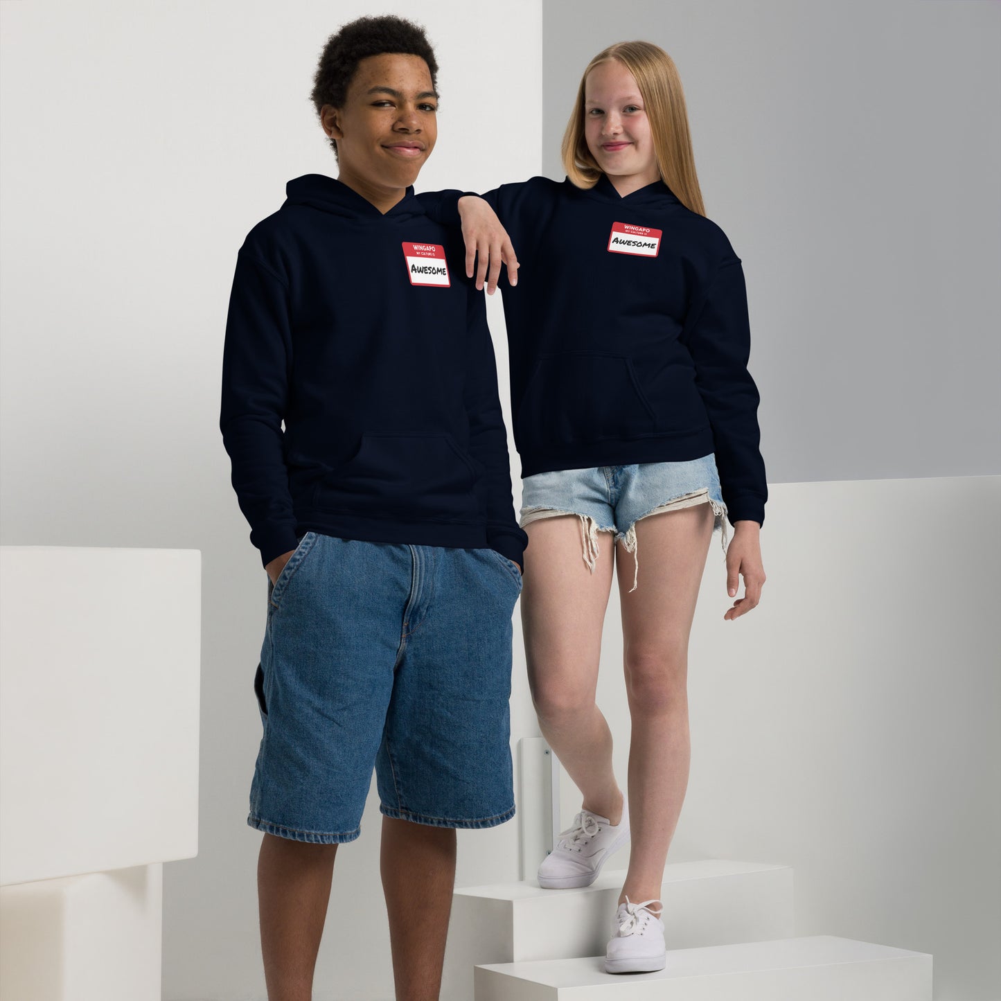 WS My Culture Is Awesome Youth Hoodie