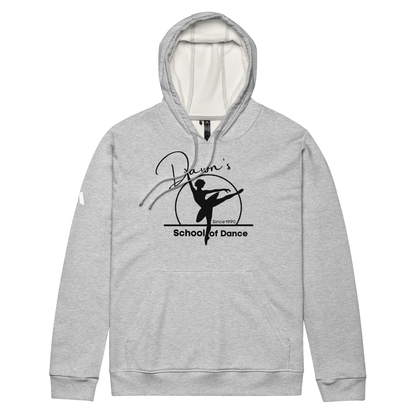 DSOD Logo- Black Adidas Unisex Fleece Hoodie