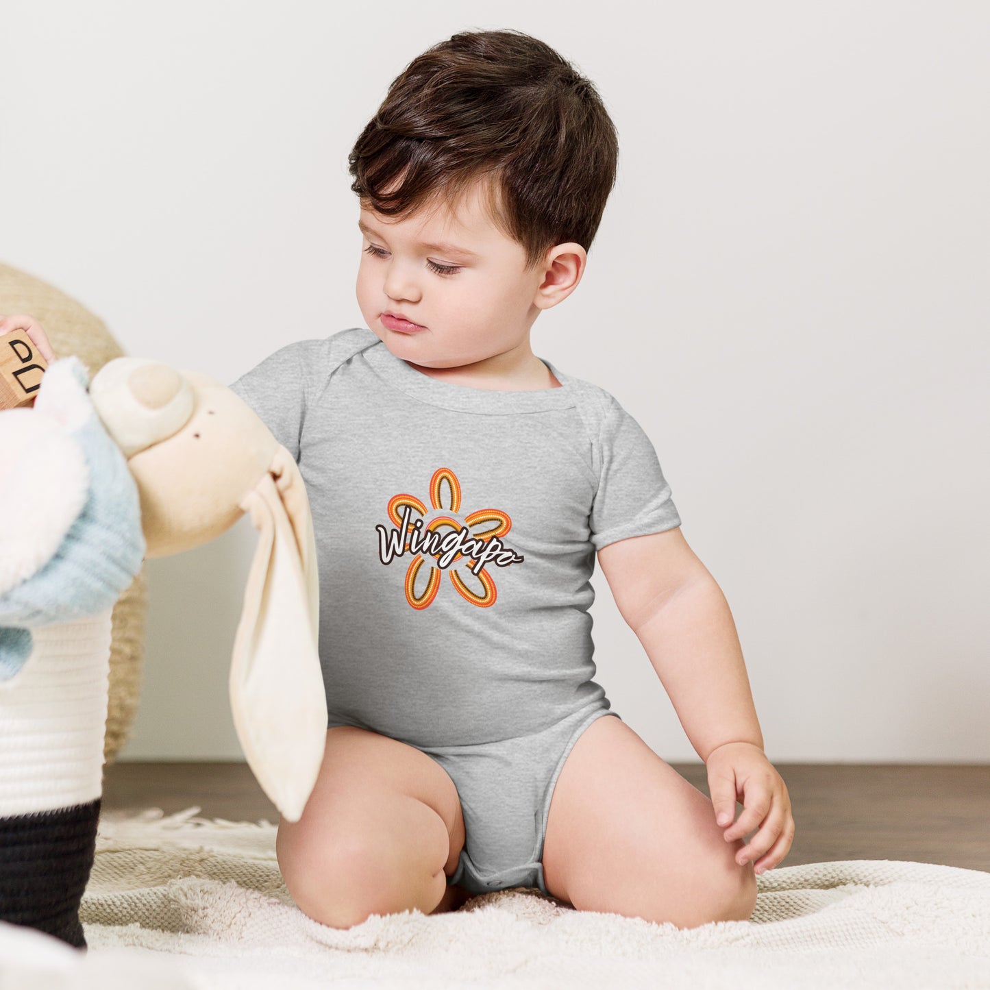 WS Wingapo Flower Baby Onesie