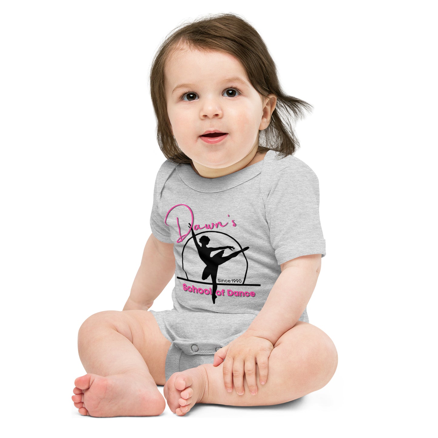 DSOD Logo- Pink Unisex Baby Onesie