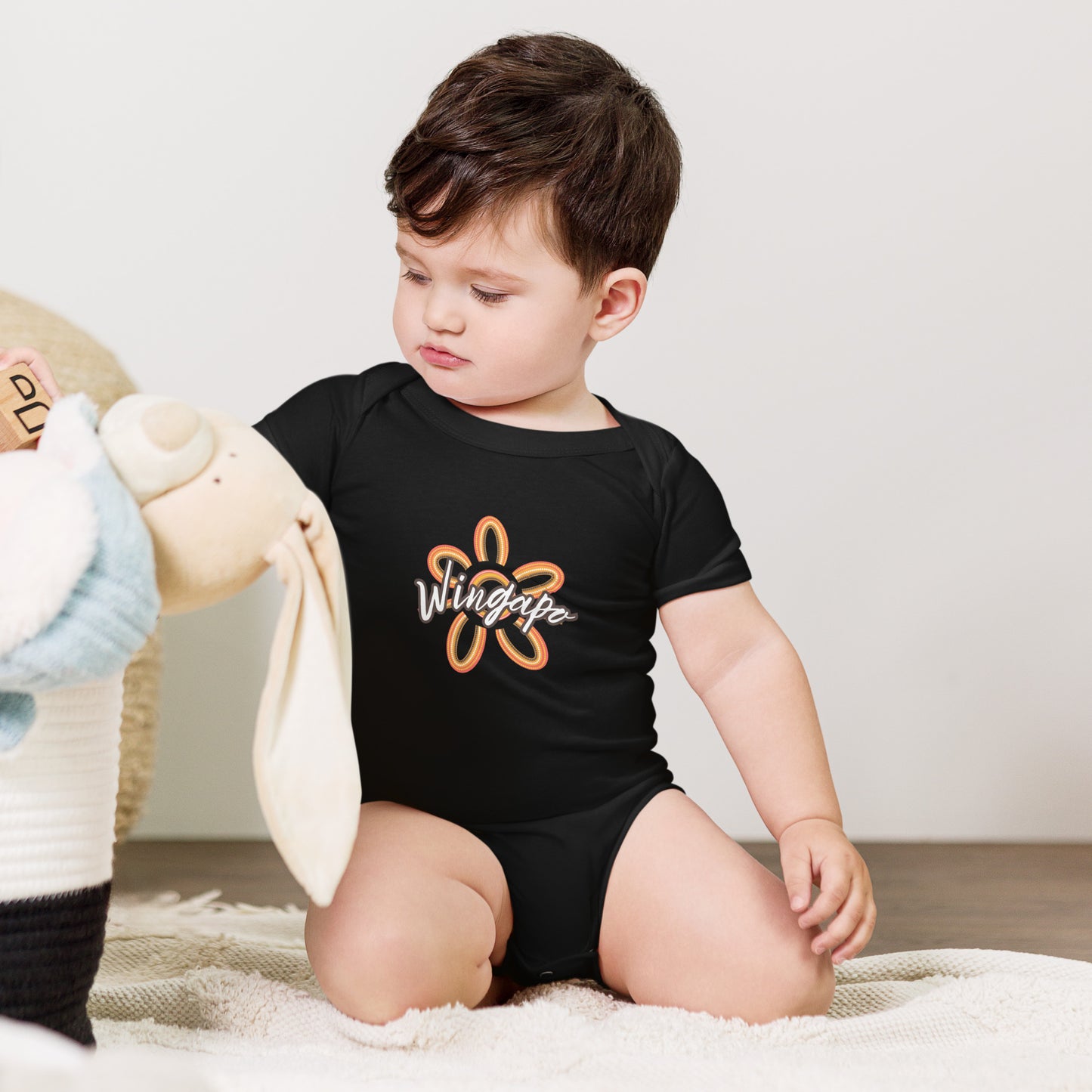 WS Wingapo Flower Baby Onesie