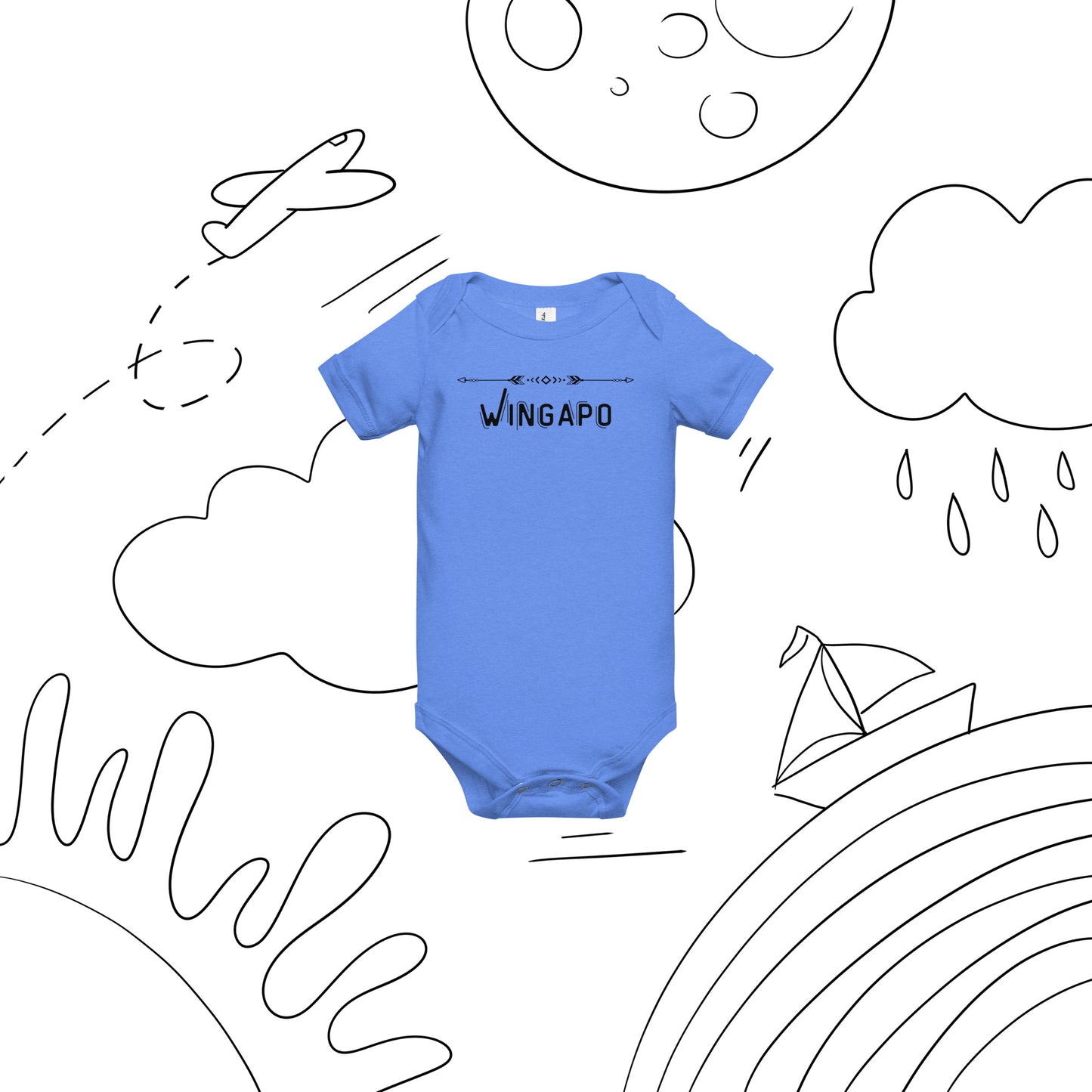 WS Wingapo Arrows Baby Onesie