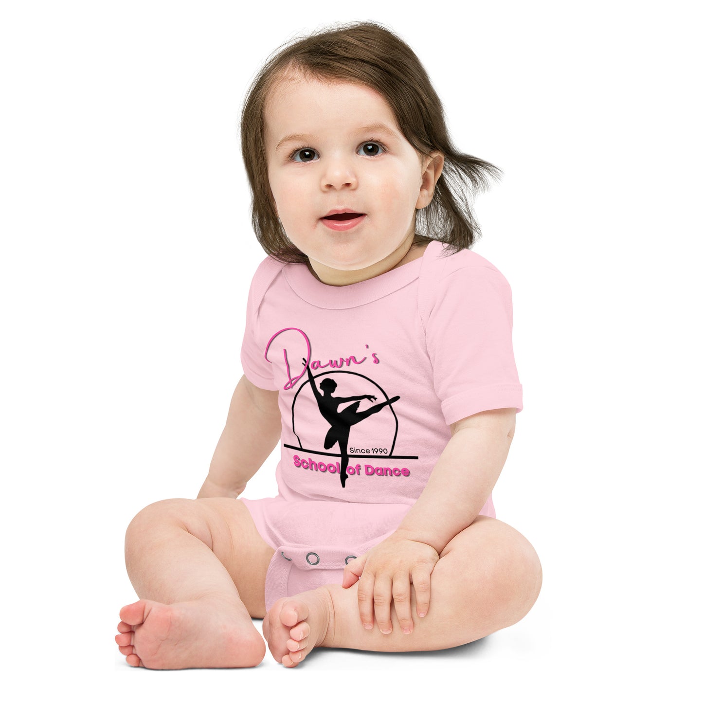 DSOD Logo- Pink Unisex Baby Onesie