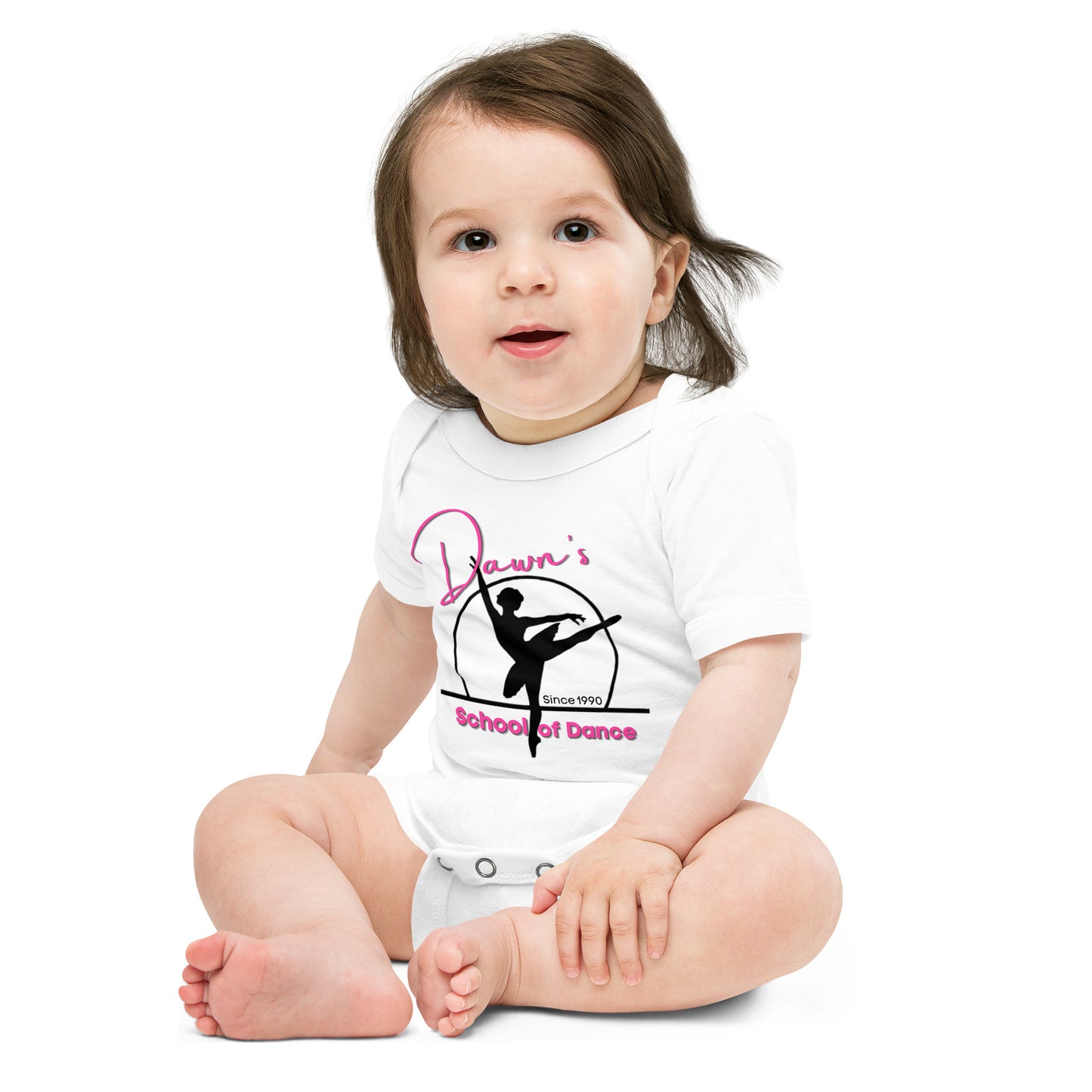 DSOD Logo- Pink Unisex Baby Onesie