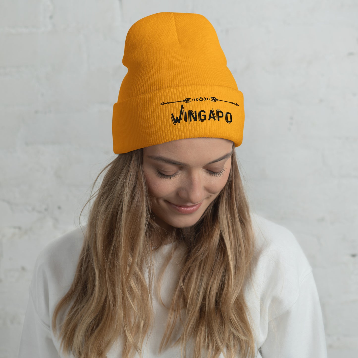 WS Wingapo Arrows Embroidered Beanie