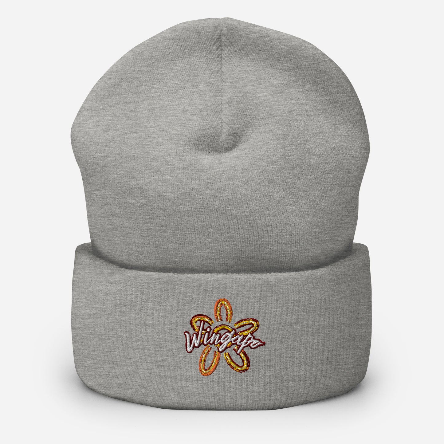 WS Wingapo Flower Embroidered Beanie