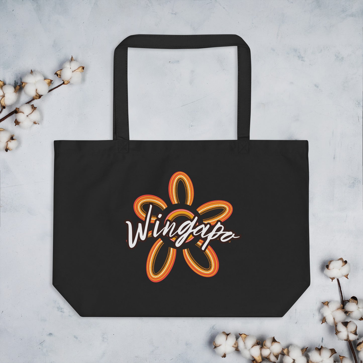 WS Wingapo Flower XL Organic Tote