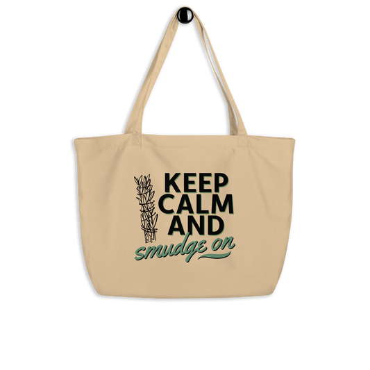 WS Keep Calm XL Organic Tote
