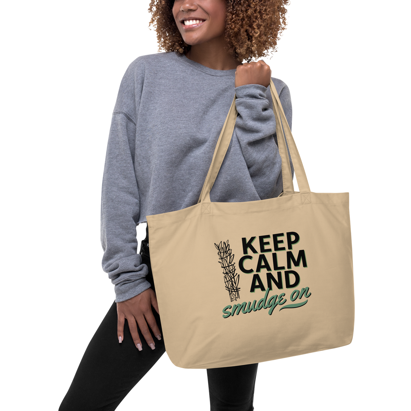 WS Keep Calm XL Organic Tote