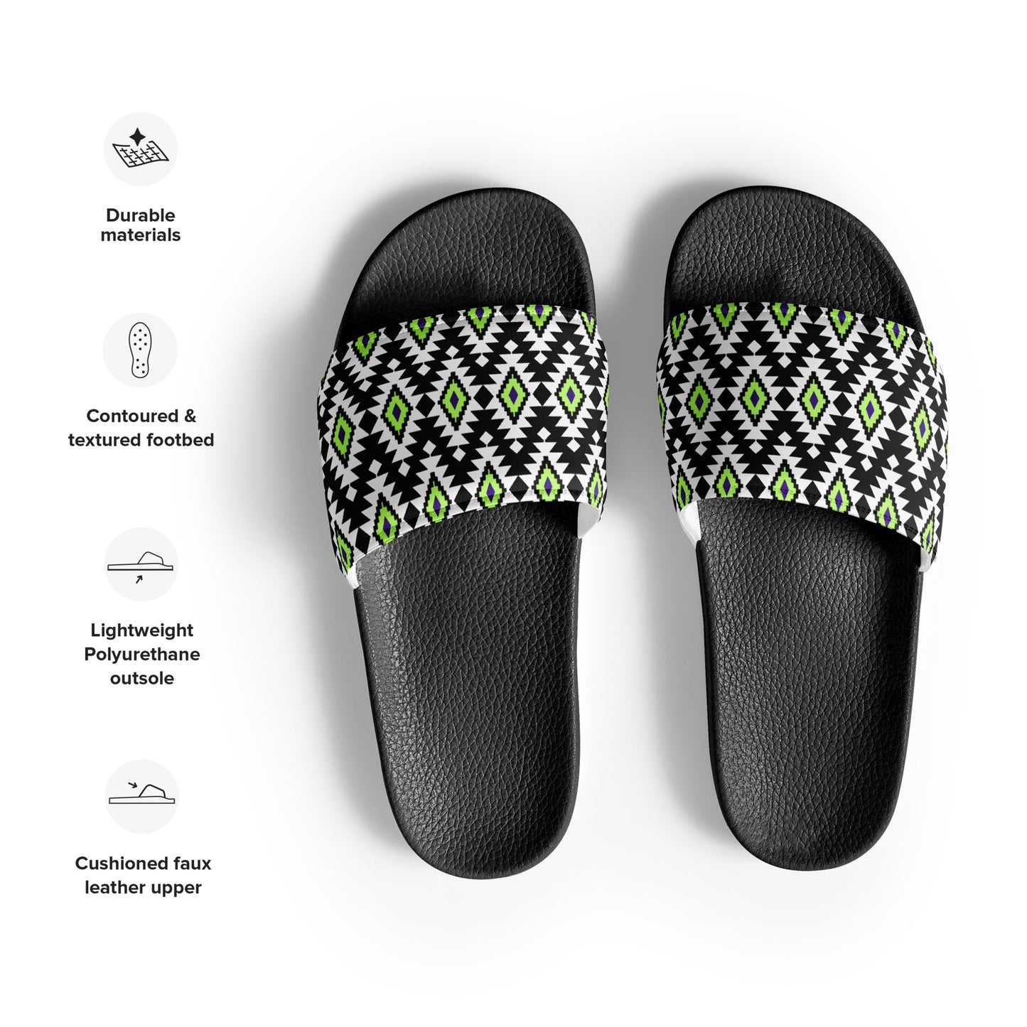 WS Men’s Slides (Black Tribal)