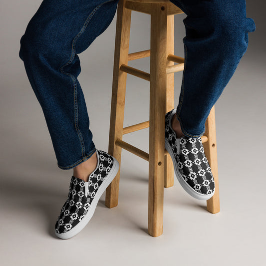 WS Men’s Slip-On Canvas Shoes (Dark Southwest)