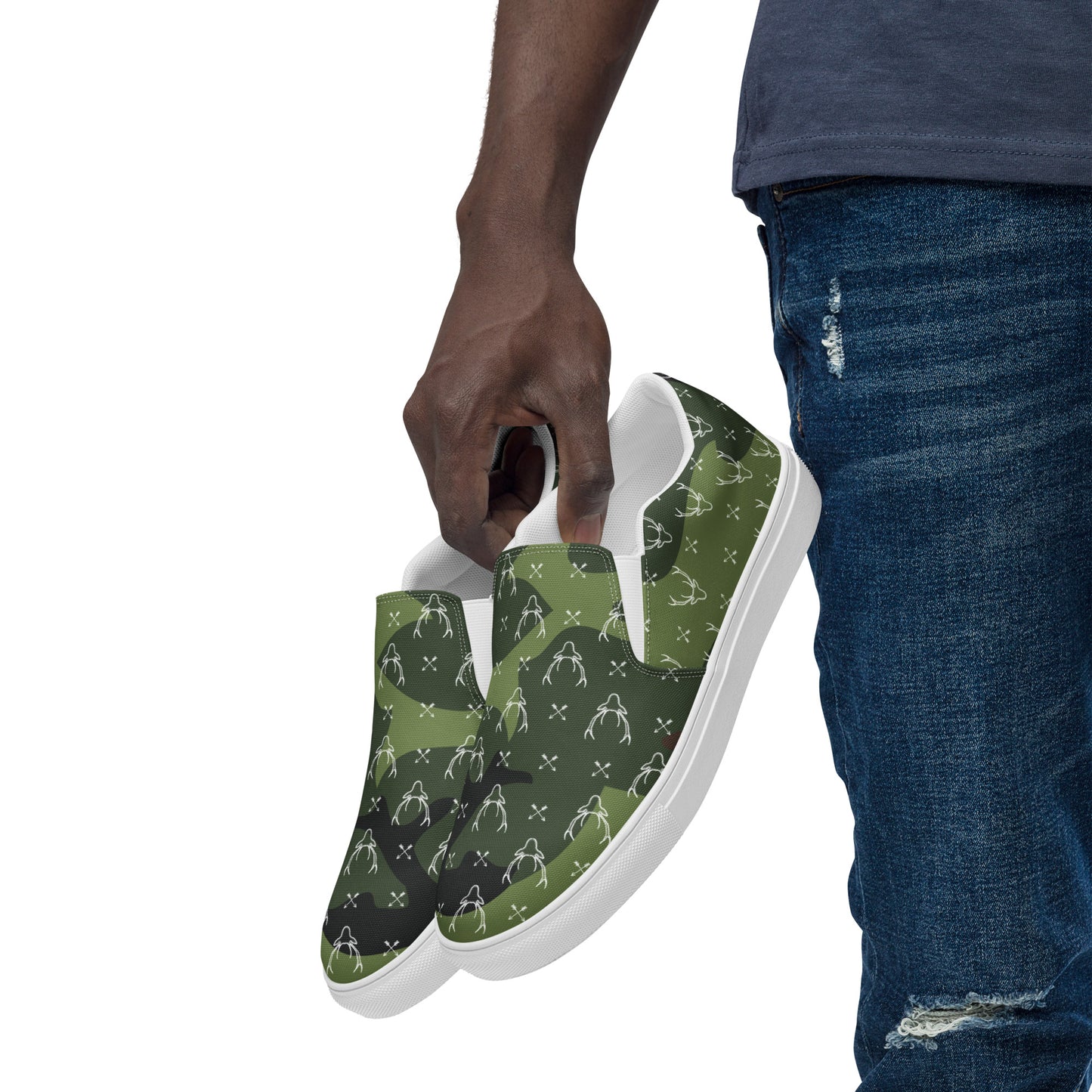 WS Men’s Slip-On Canvas Shoes (Huntin' Season)