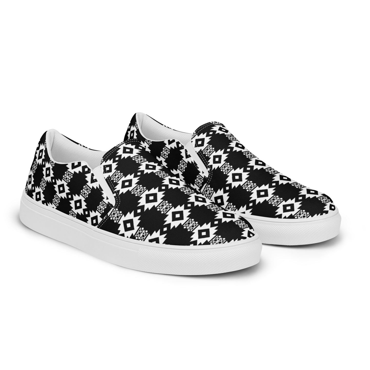 WS Men’s Slip-On Canvas Shoes (Dark Southwest)