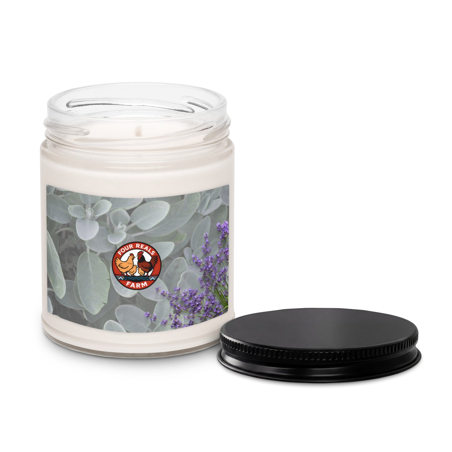 FRF Scented Soy Candle (White Sage & Lavender)