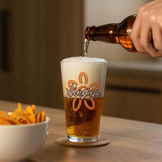 WS Wingapo Flower Pint Glass