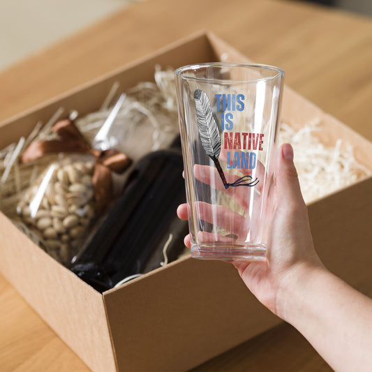 WS This Is Native Land Pint Glass